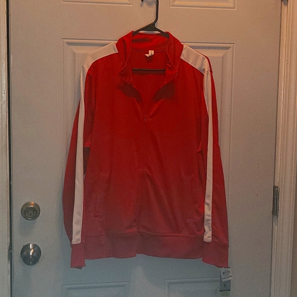 Ideology Woman's Track Jacket Size XXL NWT Red